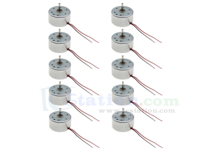 10pcs DC Micro 300 Motor 3.0V 7000rpm Electric Motor Science Experiment  for Toy/4WD
